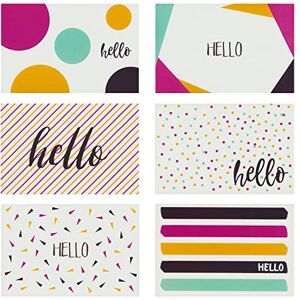 BEST PAPER GREETINGS 48 Pack All Occasion Hello Cards with Envelopes, Welcome and Thinking of You Greeting Note Cards, Blank Inside for Friends, Family, Teachers, Students (10x15 cm) BEST PAPER GREETINGS 48 Pack All Occasion Hello Cards with Envelopes, Welcome and Thinking of You Greeting Note Cards, Blank Inside for Friends, Family, Teachers, Students (10x15 cm)