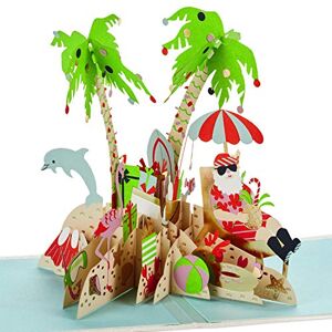 Hallmark Signature Paper Wonder Pop Up Christmas Card - Tropical Santa Hallmark Signature Paper Wonder Pop Up Christmas Card - Tropical Santa