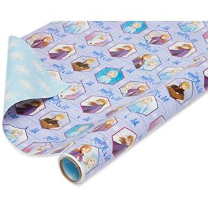 American Greetings Reversible All-Occasion and Birthday Wrapping Paper, Disney Frozen (1 Pack, 75 sq. ft.) American Greetings Reversible All-Occasion and Birthday Wrapping Paper, Disney Frozen (1 Pack, 75 sq. ft.)
