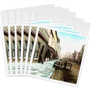 3dRose Main Street Kilarney Ireland Greeting Cards, 6 by 6-inches, Set of 6 (gc_16145_1) 3dRose Main Street Kilarney Ireland Greeting Cards, 6 by 6-inches, Set of 6 (gc_16145_1)