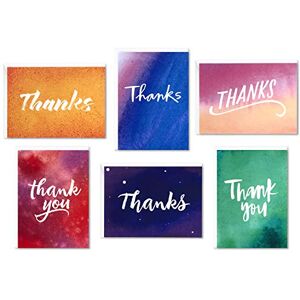 Hallmark Thank You Cards Assortment, Watercolor Thanks (48 Cards with Envelopes for Baby Showers, Wedding, Bridal Showers, All Occasion) Hallmark Thank You Cards Assortment, Watercolor Thanks (48 Cards with Envelopes for Baby Showers, Wedding, Bridal Showers, All Occasion)