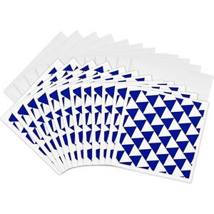 3dRose gc_183904_2 6 x 6-Inch "Navy Blue and White Triangle Pattern Retro Diagonal Geometric Design" Greeting Card (Set of 12) 3dRose gc_183904_2 6 x 6-Inch "Navy Blue and White Triangle Pattern Retro Diagonal Geometric Design" Greeting Card (Set of 12)