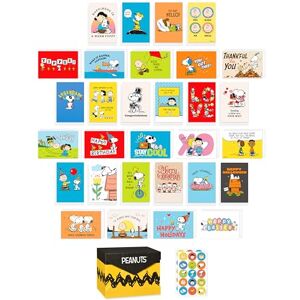 American Greetings 30-Count All Occasions Peanuts Card Pack with Keepsake Box and Envelopes American Greetings 30-Count All Occasions Peanuts Card Pack with Keepsake Box and Envelopes