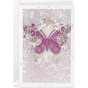 Hallmark Signature Birthday Card (Butterfly) Hallmark Signature Birthday Card (Butterfly)