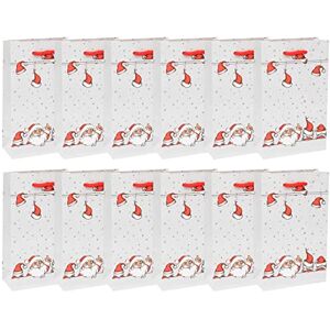 Idena 90813 Christmas Session Gift Bags - Set of 12 Kraft Paper Bags Idena 90813 Christmas Session Gift Bags - Set of 12 Kraft Paper Bags