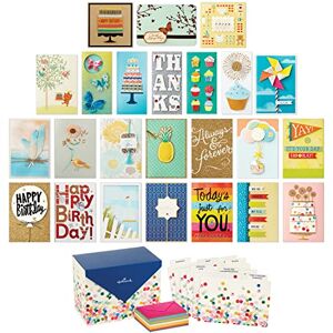 Hallmark All Occasion Handmade Boxed Set of Assorted Greeting Cards with Card Organizer (Pack of 24)—Birthday, Baby, Wedding, Sympathy, Thinking of You, Thank You, Blank Hallmark All Occasion Handmade Boxed Set of Assorted Greeting Cards with Card Organizer (Pack of 24)—Birthday, Baby, Wedding, Sympathy, Thinking of You, Thank You, Blank