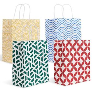 Parmedu Assorted Color Paper Bag Set - Gift Bags - 24pcs - Christmas Parmedu Assorted Color Paper Bag Set - Gift Bags - 24pcs - Christmas