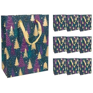 Idena 30371-10 - Christmas Tree Gift Bags - Gift Bags Idena 30371-10 - Christmas Tree Gift Bags - Gift Bags