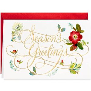 Hallmark Boxed Holiday Cards, Floral Season's Greetings (40 Cards with Envelopes) Hallmark Boxed Holiday Cards, Floral Season's Greetings (40 Cards with Envelopes)
