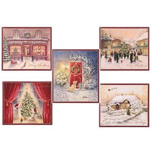 Clintons : Christmas Cards, Traditional Multi Design Box, Pack of 10, 5 Designs, Xmas Cards Multi-Pack, 200 x 230, 1180986 Clintons : Christmas Cards, Traditional Multi Design Box, Pack of 10, 5 Designs, Xmas Cards Multi-Pack, 200 x 230, 1180986