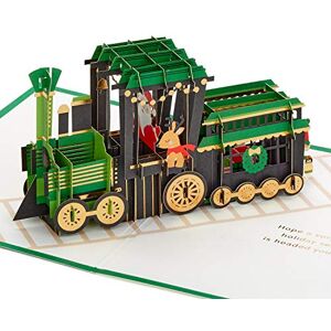 Hallmark Signature Paper Wonder Pop Up Christmas Card (Christmas Train) Hallmark Signature Paper Wonder Pop Up Christmas Card (Christmas Train)