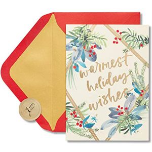 Papyrus Holiday Cards Boxed with Envelopes, To A Wonderful Season, Warmest Holiday Wishes (14-Count) Papyrus Holiday Cards Boxed with Envelopes, To A Wonderful Season, Warmest Holiday Wishes (14-Count)