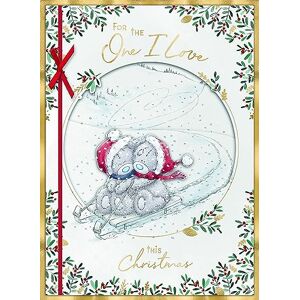 Me To You Tatty Teddy 'For the One I Love' Luxury Boxed Handmade Christmas Card 12 x 17 ins Me To You Tatty Teddy 'For the One I Love' Luxury Boxed Handmade Christmas Card 12 x 17 ins