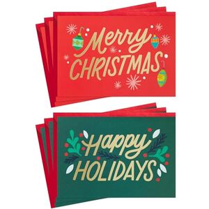 Hallmark Modern Holiday Greeting Card Assortment (6 Cards with Envelopes) Happy Holidays, Merry Christmas Hallmark Modern Holiday Greeting Card Assortment (6 Cards with Envelopes) Happy Holidays, Merry Christmas