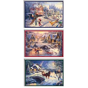 Hallmark Thomas Kinkade Boxed Christmas Cards Assortment, Mickey Mouse (3 Designs, 24 Cards with Envelopes) Hallmark Thomas Kinkade Boxed Christmas Cards Assortment, Mickey Mouse (3 Designs, 24 Cards with Envelopes)