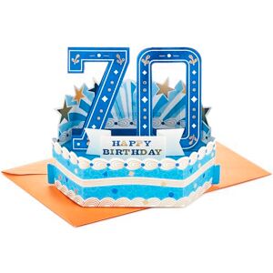 Hallmark Paper Wonder 70th Birthday Pop Up Card (Celebrating You) Hallmark Paper Wonder 70th Birthday Pop Up Card (Celebrating You)