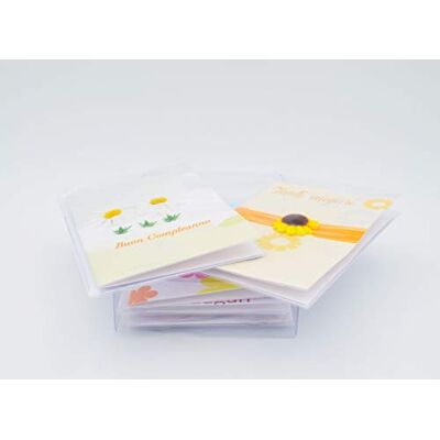 ITALIAN JOY ASEV-01 Greeting Cards with Application, 6 Pieces ITALIAN JOY ASEV-01 Greeting Cards with Application, 6 Pieces