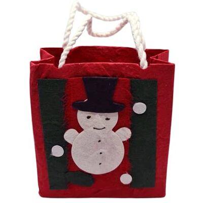 VIE Mulberry Paper Gift Bag, Christmas, 7x10x3cm, Pack of 10 VIE Mulberry Paper Gift Bag, Christmas, 7x10x3cm, Pack of 10