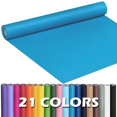 PH PERKHOMY PerkHomy Lake Blue Kraft Paper Roll 17.5" x 960" (80') for Gift Wrapping Bouquet Flower Art Painting Craft Writing Packaging Shipping 80GSM 55LB (Lake Blue, 17.5" x 80') PH PERKHOMY PerkHomy Lake Blue Kraft Paper Roll 17.5" x 960" (80') for Gift Wrapping Bouquet Flower Art Painting Craft Writing Packaging Shipping 80GSM 55LB (Lake Blue, 17.5" x 80')