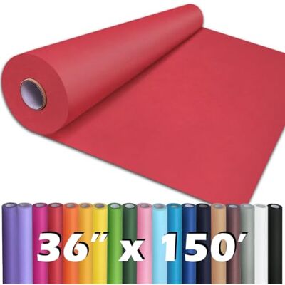 PH PERKHOMY PerkHomy Red Kraft Paper Roll 36" x 1,800" (150') for Gift Wrapping Bouquet Flower Art Painting Craft Writing Packaging Shipping 80GSM 55LB (Red, 36" x 150') PH PERKHOMY PerkHomy Red Kraft Paper Roll 36" x 1,800" (150') for Gift Wrapping Bouquet Flower Art Painting Craft Writing Packaging Shipping 80GSM 55LB (Red, 36" x 150')