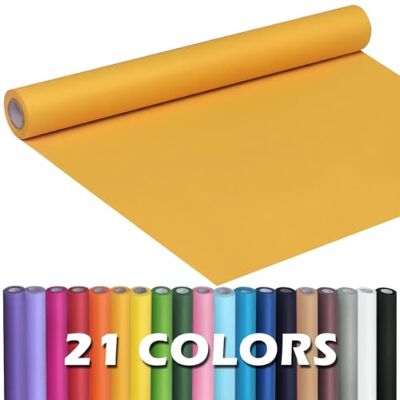 PH PERKHOMY PerkHomy Orange Kraft Paper Roll 17.5" x 960" (80') for Gift Wrapping Bouquet Flower Art Painting Craft Writing Packaging Shipping 80GSM 55LB (Orange, 17.5" x 80') PH PERKHOMY PerkHomy Orange Kraft Paper Roll 17.5" x 960" (80') for Gift Wrapping Bouquet Flower Art Painting Craft Writing Packaging Shipping 80GSM 55LB (Orange, 17.5" x 80')