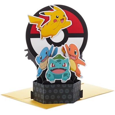 Hallmark Pop Up Birthday Card for Kids (Pokémon) Paper Wonder 3D Card for Birthday Boy Hallmark Pop Up Birthday Card for Kids (Pokémon) Paper Wonder 3D Card for Birthday Boy
