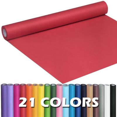 PH PERKHOMY PerkHomy Red Kraft Paper Roll 17.5" x 960" (80') for Gift Wrapping Bouquet Flower Art Painting Craft Writing Packaging Shipping 80GSM 55LB (Red, 17.5" x 80') PH PERKHOMY PerkHomy Red Kraft Paper Roll 17.5" x 960" (80') for Gift Wrapping Bouquet Flower Art Painting Craft Writing Packaging Shipping 80GSM 55LB (Red, 17.5" x 80')