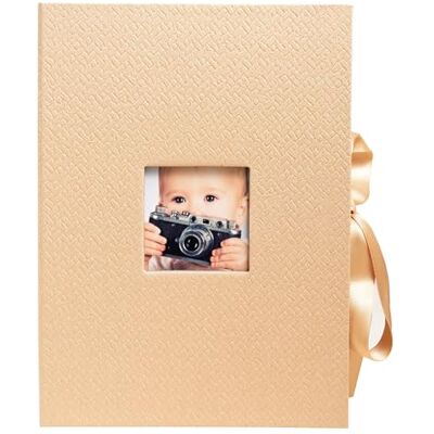 Exacompta Ref 77602E Box of 4 OfficeByMe Photo Boxes Made of Beige Textured Paper Personalisation Window Ribbon Closure for Storing Photos or Cards up to 13x18 cm Exacompta Ref 77602E Box of 4 OfficeByMe Photo Boxes Made of Beige Textured Paper Personalisation Window Ribbon Closure for Storing Photos or Cards up to 13x18 cm