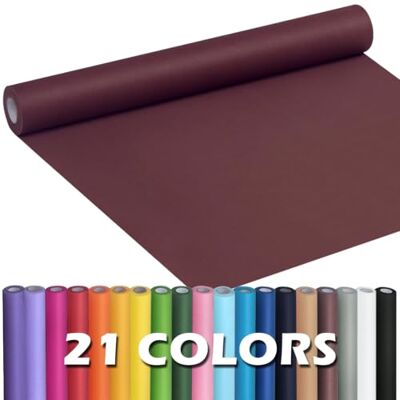 PH PERKHOMY PerkHomy Wine Red Kraft Paper Roll 17.5" x 960" (80') for Gift Wrapping Bouquet Flower Art Painting Craft Writing Packaging Shipping 80GSM 55LB (Wine Red, 17.5" x 80') PH PERKHOMY PerkHomy Wine Red Kraft Paper Roll 17.5" x 960" (80') for Gift Wrapping Bouquet Flower Art Painting Craft Writing Packaging Shipping 80GSM 55LB (Wine Red, 17.5" x 80')