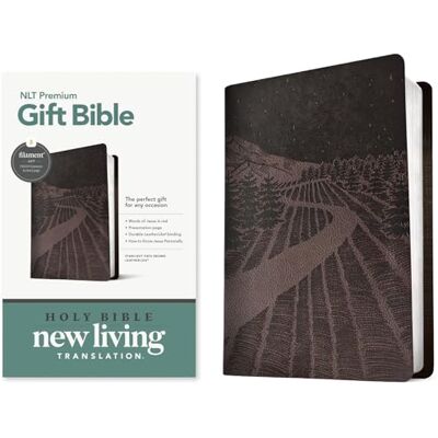 NLT Premium Gift Bible, Filament Enabled, Brown: New Living Translation, Starlight Path Brown, Leatherlike, Premium Gift, Filament Enabled, Red Letter With Ribbon Marker NLT Premium Gift Bible, Filament Enabled, Brown: New Living Translation, Starlight Path Brown, Leatherlike, Premium Gift, Filament Enabled, Red Letter With Ribbon Marker
