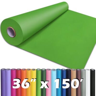 PH PERKHOMY PerkHomy Medium Green Kraft Paper Roll 36" x 1,800" (150') for Gift Wrapping Bouquet Flower Art Painting Craft Writing Packaging Shipping 80GSM 55LB (Medium Green, 36" x 150') PH PERKHOMY PerkHomy Medium Green Kraft Paper Roll 36" x 1,800" (150') for Gift Wrapping Bouquet Flower Art Painting Craft Writing Packaging Shipping 80GSM 55LB (Medium Green, 36" x 150')