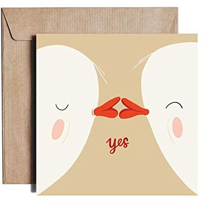 PIESKOT Mouth to Mouth Greeting Card from – Design from Poland PIESKOT Mouth to Mouth Greeting Card from – Design from Poland