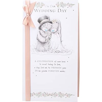 Carte Blanche AHT01003 Wedding Congratulations Greeting Card Carte Blanche AHT01003 Wedding Congratulations Greeting Card
