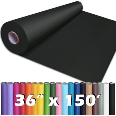 PH PERKHOMY PerkHomy Black Kraft Paper Roll 36" x 1,800" (150') for Gift Wrapping Bouquet Flower Art Painting Craft Writing Packaging Shipping 80GSM 55LB (Black, 36" x 150') PH PERKHOMY PerkHomy Black Kraft Paper Roll 36" x 1,800" (150') for Gift Wrapping Bouquet Flower Art Painting Craft Writing Packaging Shipping 80GSM 55LB (Black, 36" x 150')