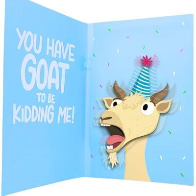 Good Egg Greetings Screaming Goat Birthday Card Funny Birthday Card for Men Women Kids Screaming Goat Meme Sound and Shaking Head Motion Bday Greeting Cards 5.25 x 8.18 Inch Good Egg Greetings Screaming Goat Birthday Card Funny Birthday Card for Men Women Kids Screaming Goat Meme Sound and Shaking Head Motion Bday Greeting Cards 5.25 x 8.18 Inch