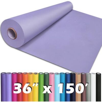 PH PERKHOMY PerkHomy Light Purple Kraft Paper Roll 36" x 1,800" (150') for Gift Wrapping Bouquet Flower Art Painting Craft Writing Packaging Shipping 80GSM 55LB (Light Purple, 36" x 150') PH PERKHOMY PerkHomy Light Purple Kraft Paper Roll 36" x 1,800" (150') for Gift Wrapping Bouquet Flower Art Painting Craft Writing Packaging Shipping 80GSM 55LB (Light Purple, 36" x 150')