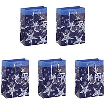 Sigel GT026 Bag "Shining Stars", small, 17 x 23 x 9 cm, 5 Pieces Sigel GT026 Bag "Shining Stars", small, 17 x 23 x 9 cm, 5 Pieces