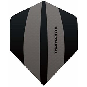 Thor Exclusiv-Line: 9 Black F3 Darts Flights HD-240 F3 Extra Long Lasting Thickness > 100 mic (9 Pieces (3 Sets) Black Thor Exclusiv-Line: 9 Black F3 Darts Flights HD-240 F3 Extra Long Lasting Thickness > 100 mic (9 Pieces (3 Sets) Black