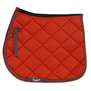 Rhinegold Unisex's 416-C-TANG Elite Carnival Saddle Pad, Tangerine, Cob Rhinegold Unisex's 416-C-TANG Elite Carnival Saddle Pad, Tangerine, Cob