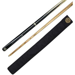 BCE 2-Piece Ash Snooker and Pool Cue, RSC.1A Model – 145 cm Length, 9.5 mm Tip, Unisex – Black Butt with Natural Wood Shaft BCE 2-Piece Ash Snooker and Pool Cue, RSC.1A Model – 145 cm Length, 9.5 mm Tip, Unisex – Black Butt with Natural Wood Shaft