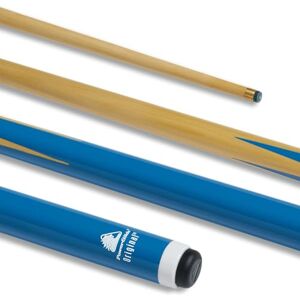 POWERGLIDE Snooker Pool or Billiard Cue Stick Original 1-Piece Poplar Shaft with Painted Butt Full Size 57" 10mm Tip Blue POWERGLIDE Snooker Pool or Billiard Cue Stick Original 1-Piece Poplar Shaft with Painted Butt Full Size 57" 10mm Tip Blue