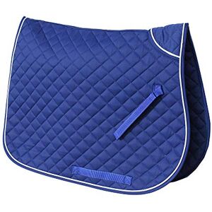 Rhinegold Twin Bound Saddle Cloth Cob Royal Blue Rhinegold Twin Bound Saddle Cloth Cob Royal Blue