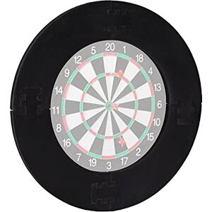 Relaxdays Darts Catchring R7, 4-Piece, Safety Surround for 45 cm Dartboards, Wall Protection, EVA, Ø 72 cm, Black Relaxdays Darts Catchring R7, 4-Piece, Safety Surround for 45 cm Dartboards, Wall Protection, EVA, Ø 72 cm, Black