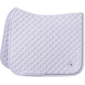 Imperial Riding IRH Basic Cotton DR Dressage Saddle Cloth with Diamond Quilting, Glitter Piping and Metal Logo, White, Pony Imperial Riding IRH Basic Cotton DR Dressage Saddle Cloth with Diamond Quilting, Glitter Piping and Metal Logo, White, Pony
