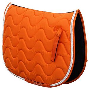 Rhinegold Wave Saddle Pad-Full-Tangerine Rhinegold Wave Saddle Pad-Full-Tangerine