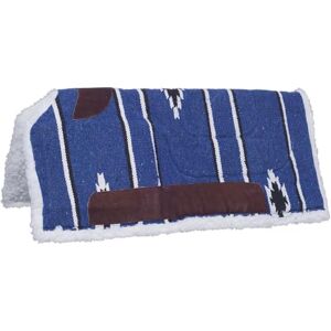 Tough 1 Sierra Cutback/Build-Up Saddle Pad/fleece Bottom, Royal/black/Cream Tough 1 Sierra Cutback/Build-Up Saddle Pad/fleece Bottom, Royal/black/Cream