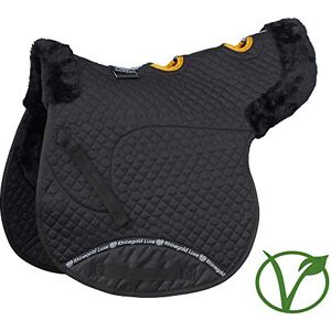 Rhinegold Unisex's 453-P-BK/BK Luxe Fur Vented Numnah, Black/Black, Pony Rhinegold Unisex's 453-P-BK/BK Luxe Fur Vented Numnah, Black/Black, Pony