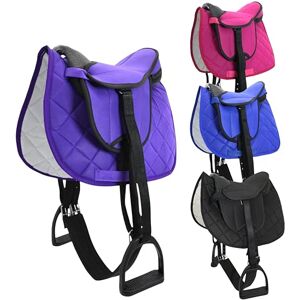 PFIFF 103120 Pro Saddle Set for Play or Wooden Horses, Complete Set for Children, Children's Saddle, Play Saddle, Set in One Size, Purple PFIFF 103120 Pro Saddle Set for Play or Wooden Horses, Complete Set for Children, Children's Saddle, Play Saddle, Set in One Size, Purple