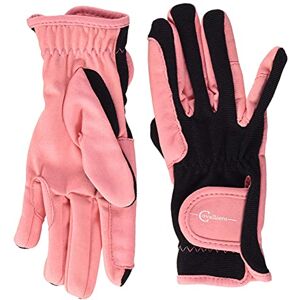 Covalliero Lilli Children's Riding Gloves Black/Pink, Size L Covalliero Lilli Children's Riding Gloves Black/Pink, Size L