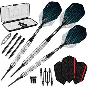 Viper Diamond 90% Tungsten Soft Tip Darts with Storage/Travel Case, Silver Rings, 16 Grams Viper Diamond 90% Tungsten Soft Tip Darts with Storage/Travel Case, Silver Rings, 16 Grams